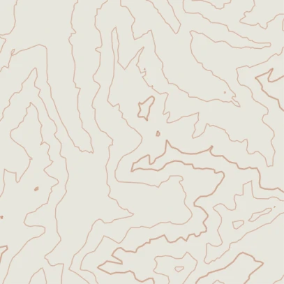Map with contour lines
